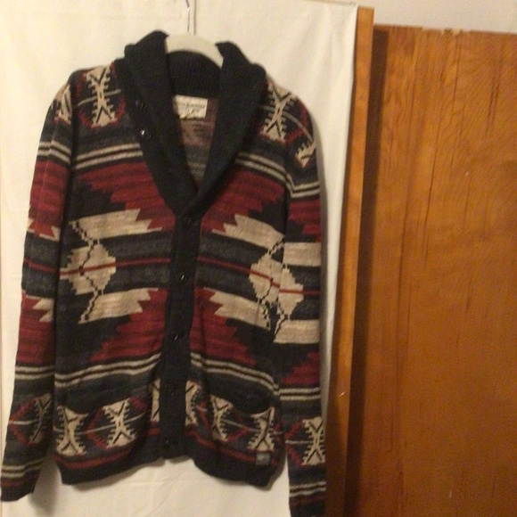 DENIM& SUPPLY BY RALPH LAUREN AZTEC PRINT SWEATER SZ L - Picture 1 of 8